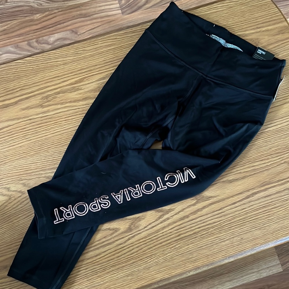 VS SPORT leggings w rose gold brand